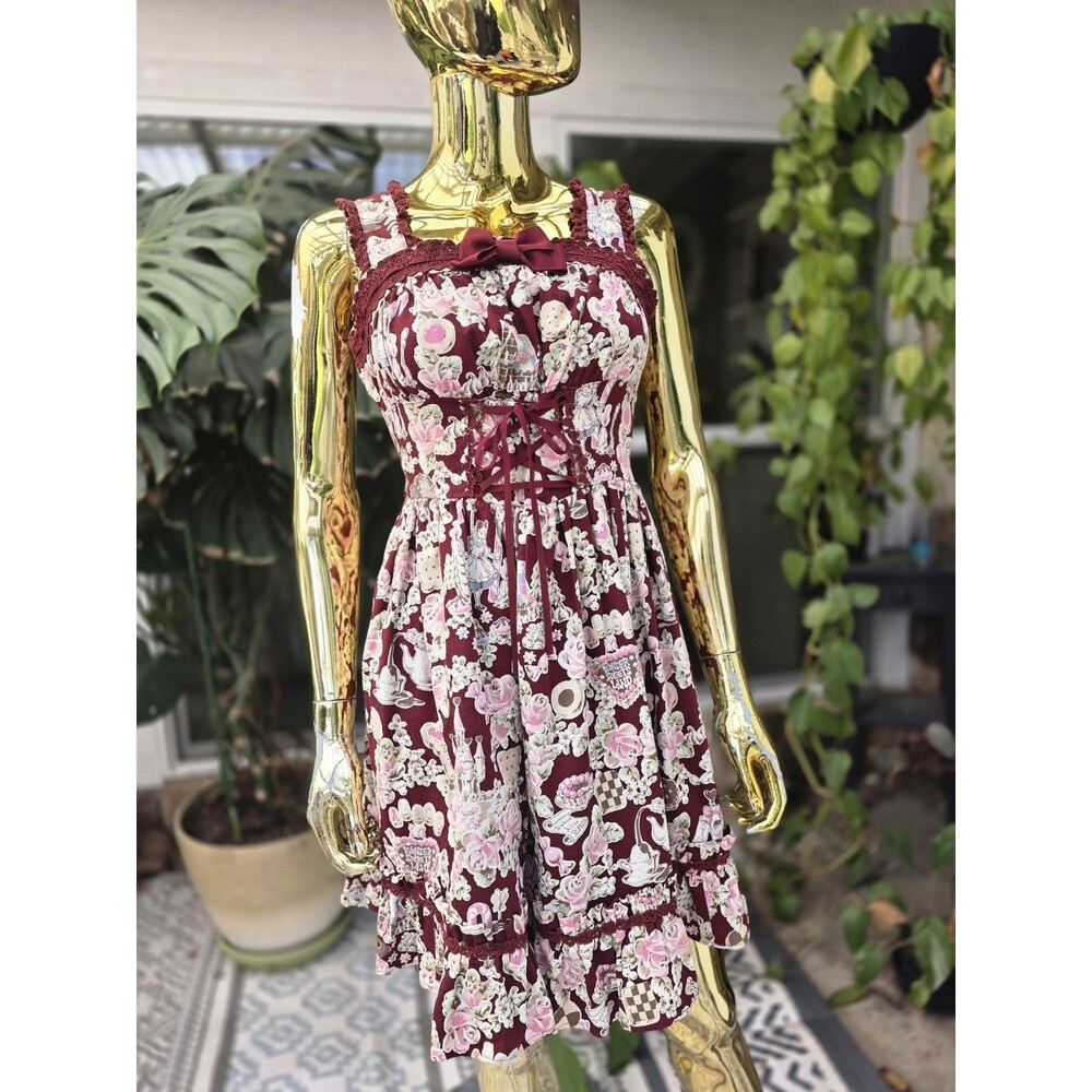Baby The Stars Shine Bright Candy Country Alice JSK Maroon Lolita Dress Japan